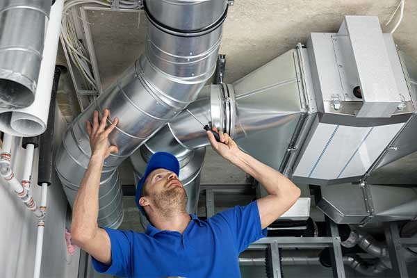 HVAC Duct Heater Installation