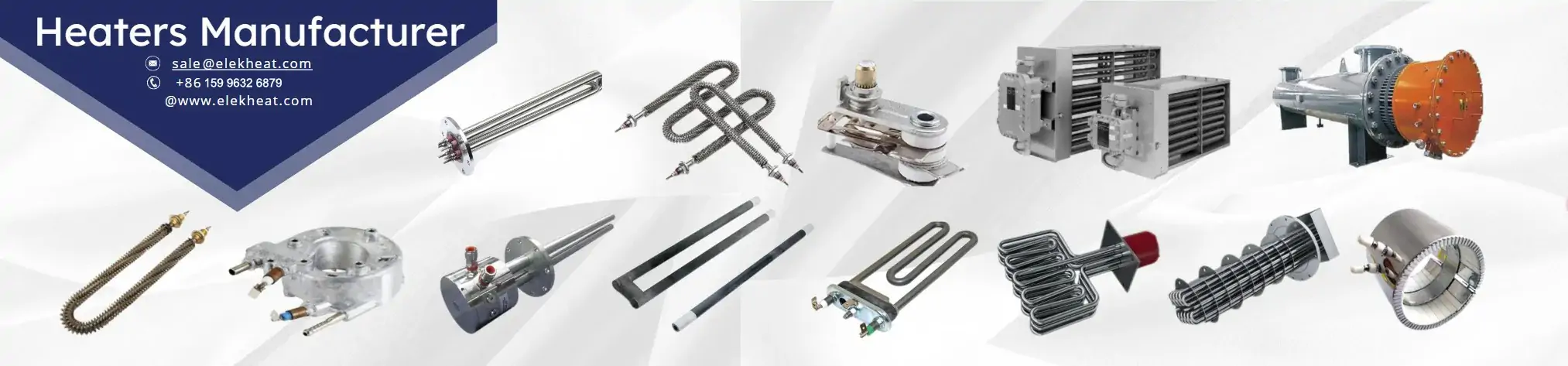 A variety of custom heating elements from a reliable supplier