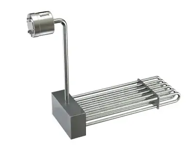 An over-the-side immersion heater
