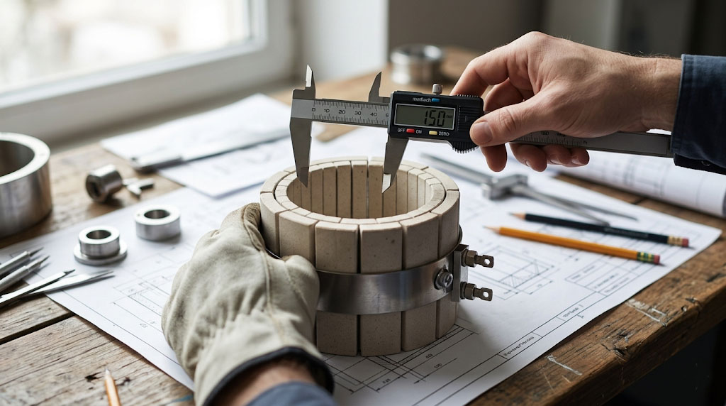 measuring-ceramic-band-heater-dimensions