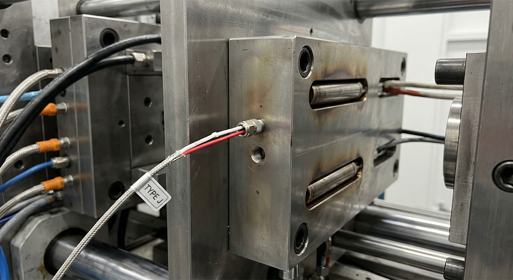 Type J thermocouple applied in injection mold heating systems for precise temperature control