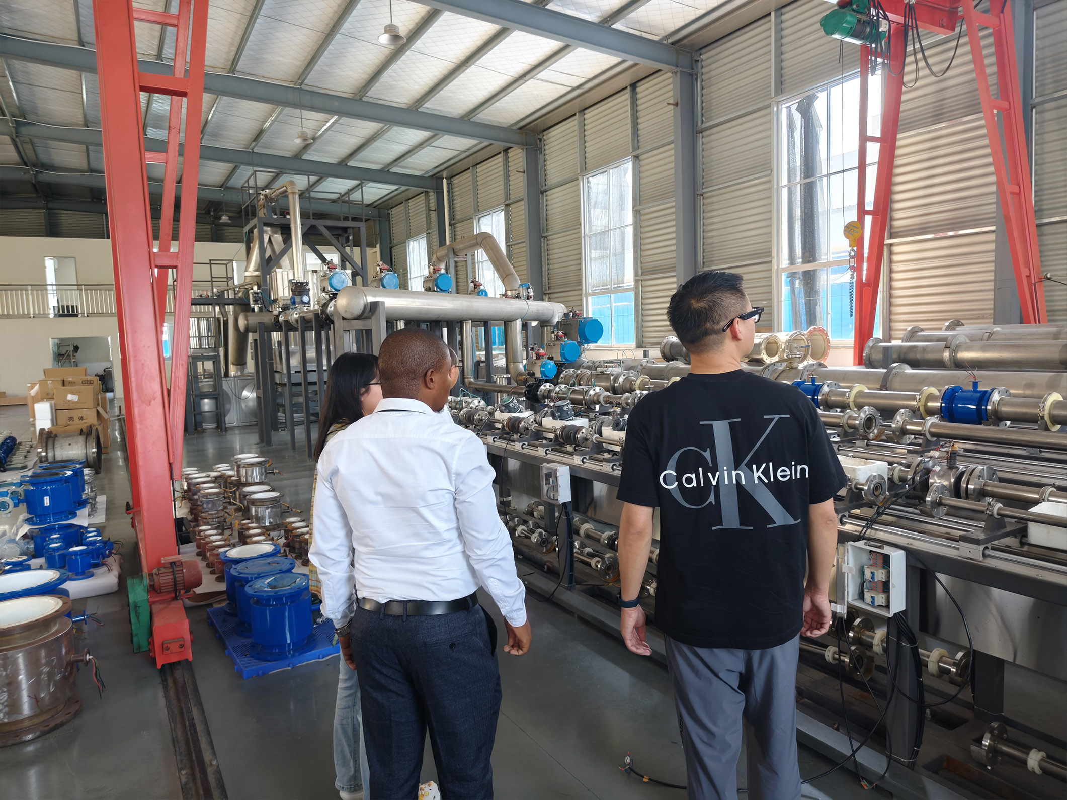 South African customers visit thermocouple factory - 3