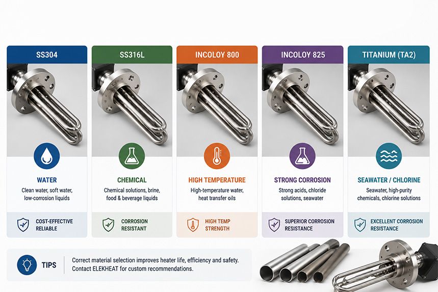 Immersion Heater Material Selection Guide